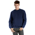 Navy Blue - Back - B&C Unisex Set In Modern Cut Crew Neck Sweatshirt