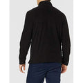 Black - Side - Regatta Mens Plain Micro Fleece Full Zip Jacket (Layer Lite)
