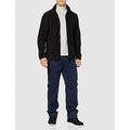 Black - Lifestyle - Regatta Mens Plain Micro Fleece Full Zip Jacket (Layer Lite)