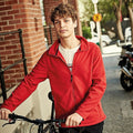 Classic Red - Lifestyle - Regatta Mens Plain Micro Fleece Full Zip Jacket (Layer Lite)