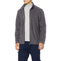 Seal Grey - Back - Regatta Mens Plain Micro Fleece Full Zip Jacket (Layer Lite)
