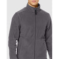 Seal Grey - Lifestyle - Regatta Mens Plain Micro Fleece Full Zip Jacket (Layer Lite)