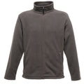 Seal Grey - Front - Regatta Mens Plain Micro Fleece Full Zip Jacket (Layer Lite)