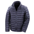 Navy Blue - Front - Result Mens Ice Bird Padded Winter Jacket (Water Repellent & Windproof)