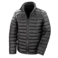 Black - Front - Result Mens Ice Bird Padded Winter Jacket (Water Repellent & Windproof)