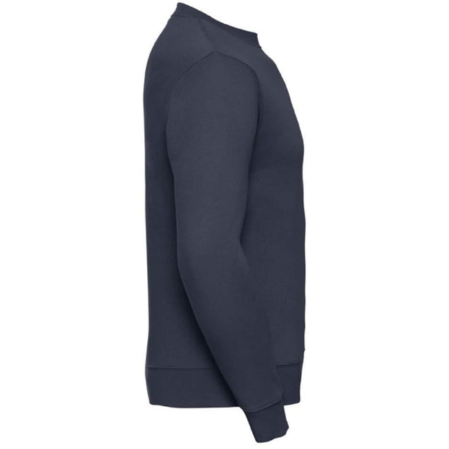 French Navy - Side - Russell Mens Authentic Sweatshirt (Slimmer Cut)
