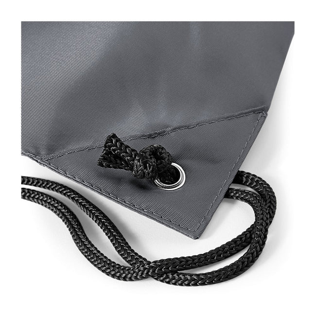 Graphite - Side - BagBase Budget Water Resistant Sports Gymsac Drawstring Bag (11 Litres)