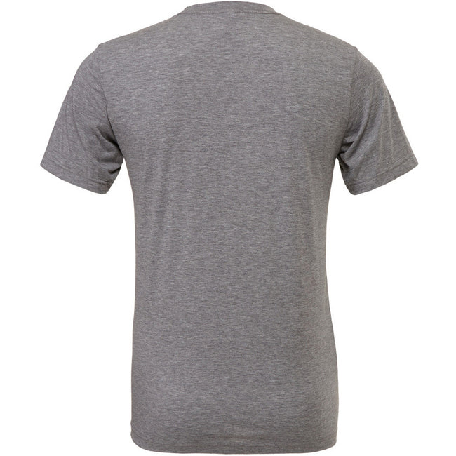 Green Triblend - Front - Canvas Mens Triblend Crew Neck Plain Short Sleeve T-Shirt