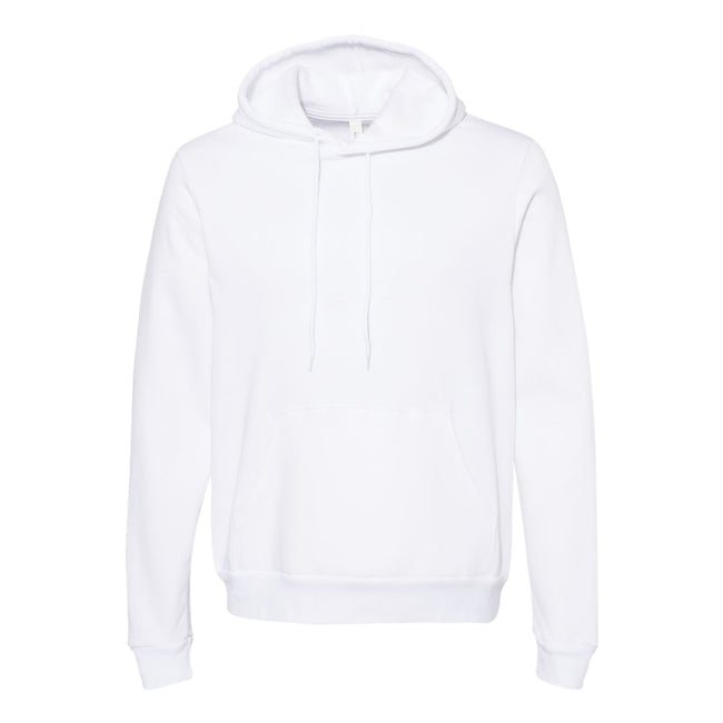 DTG White - Front - Canvas Unisex Pullover Hooded Sweatshirt - Hoodie