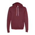 Maroon - Front - Canvas Unisex Pullover Hooded Sweatshirt - Hoodie