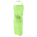 Lime - Front - Jassz Bistro Unisex Bib Apron With Pocket - Barwear