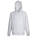 Heather Grey - Front - Fruit Of The Loom Mens Lightweight Hooded Sweatshirt - Hoodie (240 GSM)
