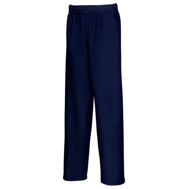 Deep Navy - Side - Fruit Of The Loom Mens Lightweight Jog Pant - Jogging Bottoms