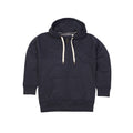 Dark Navy - Front - Mantis Mens Superstar Zip Through Hooded Sweat - Hoodie