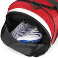 Classic Red-Black-White - Side - Quadra Pro Team Holdall - Duffle Bag (55 Litres)