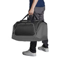Black- Grey - Back - Quadra Pro Team Holdall - Duffle Bag (55 Litres)