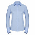 Bright Sky - Front - Russell Ladies-Womens Stretch Moisture Management Work Shirt