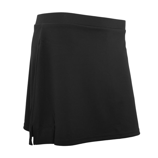 Black - Front - Spiro Ladies-Womens Windproof Quick Dry Sports Skort
