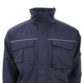 Navy Blue - Back - Result Mens Sabre Long Work Coat