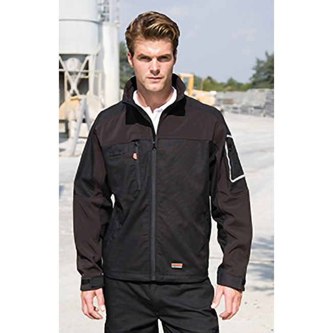 Black - Lifestyle - Result Mens Sabre Stretch Work Performance Jacket