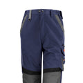 Navy-Black - Back - Result Mens Technical Work Trousers (Reg 32 Inch Leg)
