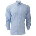 Light Blue - Front - Dickies Long Sleeve Cotton-Polyester Oxford Shirt - Mens Shirts
