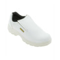 White - Back - Delta Plus Unisex Hygiene Non Slip Safety Shoe - Workwear