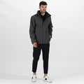 Seal Grey-Black - Back - Regatta Mens Standout Ardmore Jacket (Waterproof & Windproof)