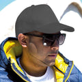 Black - Back - Result Unisex Core Boston 5 Panel Printers Baseball Cap