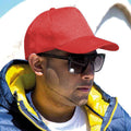 Red - Back - Result Unisex Core Boston 5 Panel Printers Baseball Cap