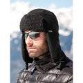 Black - Back - Result Mens Winter Thinsulate Sherpa Hat