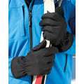 Black - Back - Result Unisex Winter Essentials Softshell Thermal Gloves