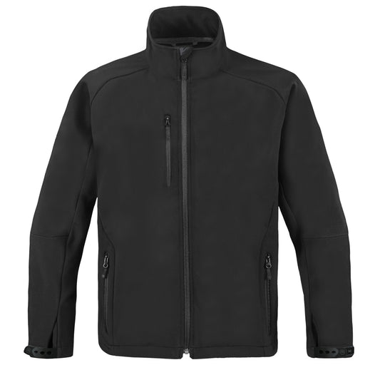 Black - Front - Stormtech Mens Ultra Light Softshell Jacket (Waterproof and Breathable)