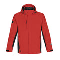 Stadium Red-Black - Front - Stormtech Mens Atmosphere 3-in-1 Performance System Jacket (Waterproof & Breathable)