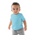 Dusty Blue - Back - Babybugz Baby Short Sleeve T-Shirt
