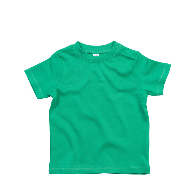 Kelly Green - Front - Babybugz Baby Short Sleeve T-Shirt