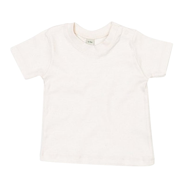 Organic Natural - Front - Babybugz Baby Short Sleeve T-Shirt