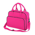 Fuchsia-Black - Back - Bagbase Compact Junior Dance Messenger Bag (15 Litres)
