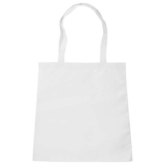 White - Front - Bagbase Sublimation Shopper Bag (10 Litres)
