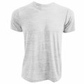White Marble - Front - Canvas Unisex Poly-Cotton Short Sleeve T-Shirt