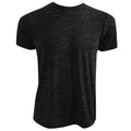 Black Marble - Front - Canvas Unisex Poly-Cotton Short Sleeve T-Shirt
