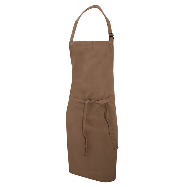 Biscuit - Front - Dennys Multicoloured Bib Apron 28x36ins