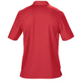 Red - Side - Gildan Mens Performance Sport Double Pique Polo Shirt