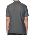 Charcoal - Back - Gildan DryBlend Youth Sport Double Pique Polo Shirt