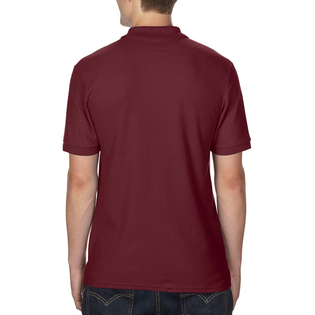 Maroon - Pack Shot - Gildan Mens DryBlend Adult Sport Double Pique Polo Shirt