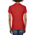 Red - Pack Shot - Gildan Womens-Ladies Premium Cotton Sport Double Pique Polo Shirt