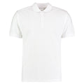 White - Front - Kustom Kit Mens Short Sleeve Polo Shirt