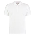 White - Front - Kustom Kit Mens Short Sleeve Polo Shirt