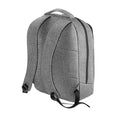 Grey Marl - Back - Quadra Executive Digital Backpack - Rucksack