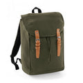 Military Green - Front - Quadra Vintage Rucksack - Backpack